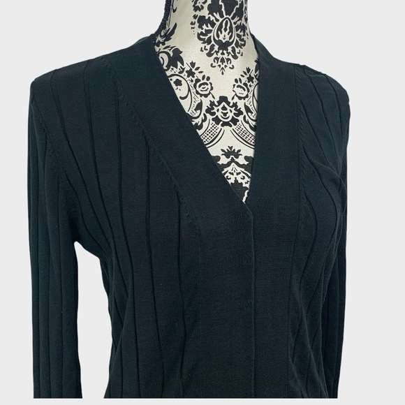 Vintage 90s Quick Reflex Silk Blend Cardigan - Picture 3 of 6